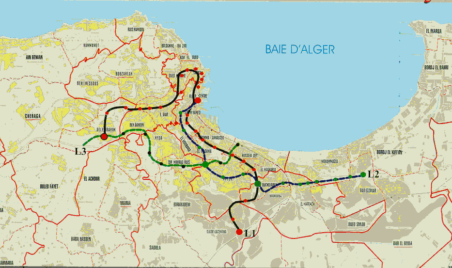 map of algiers